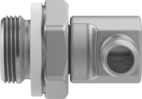 Barbed elbow fitting