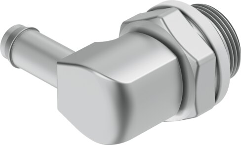 Barbed elbow fitting