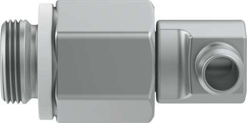 Barbed elbow fitting