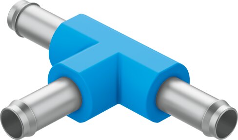 Barbed T-connector