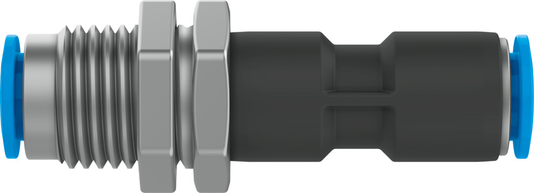 Push-in bulkhead connector
