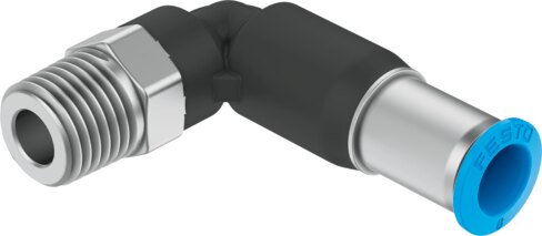 Push-in L-fitting,self-sealing