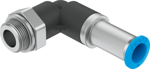 Push-in L-fitting,self-sealing