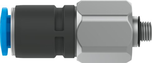 Push-in fitting, rotatable