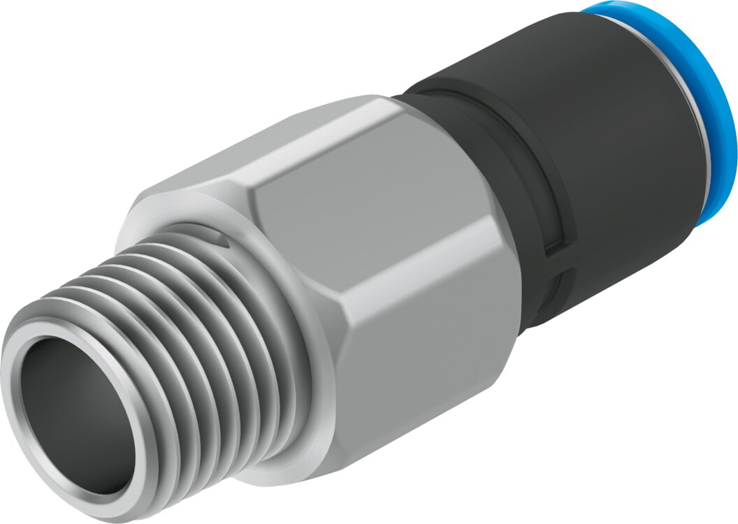 Push-in fitting, rotatable