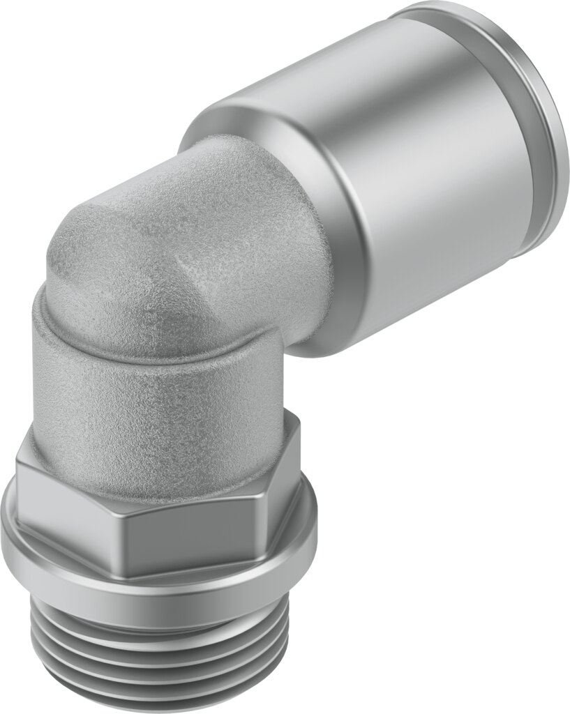 Push-in L-fitting