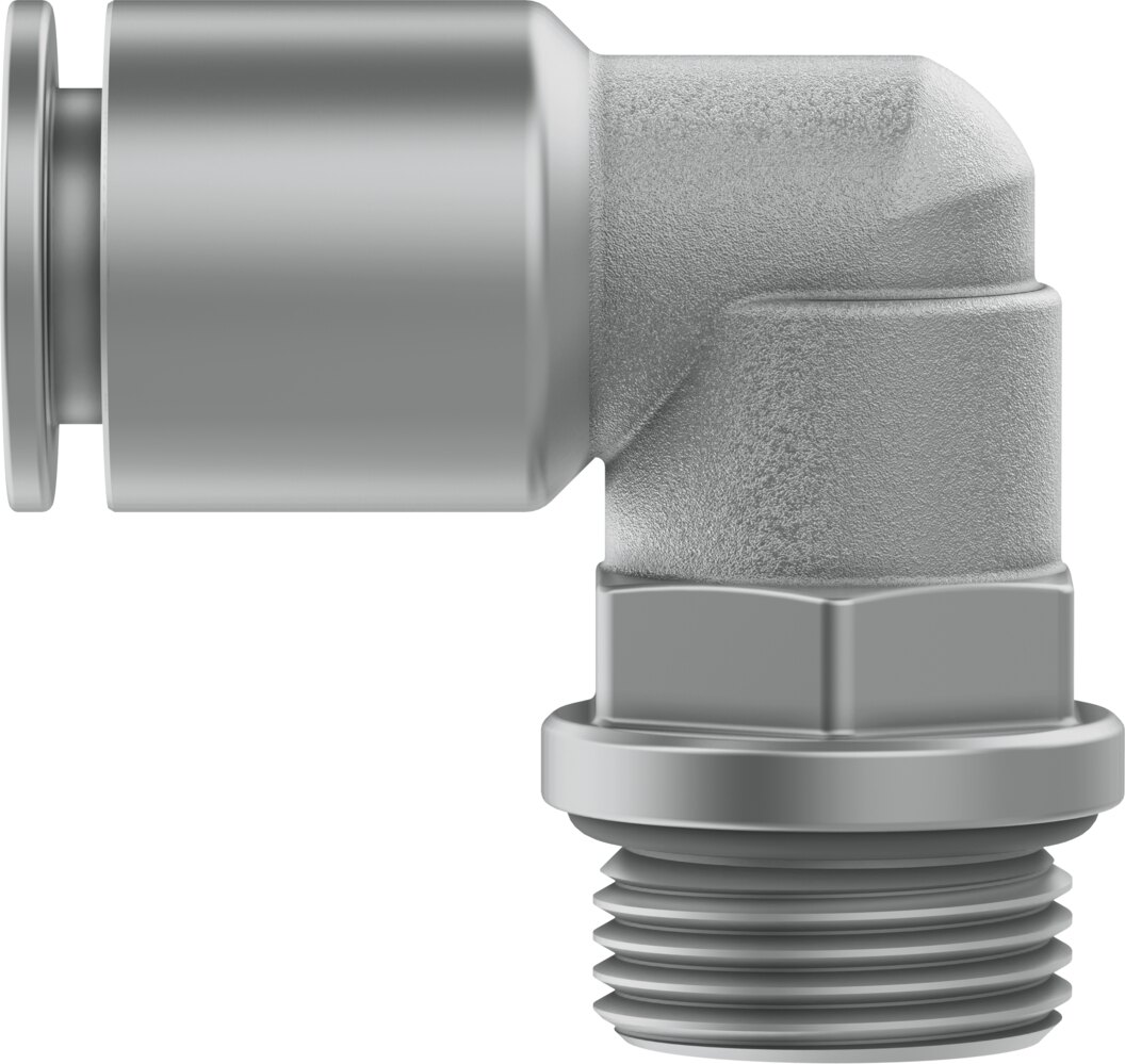 Push-in L-fitting