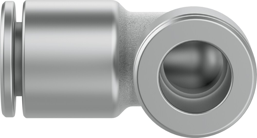 Push-in L-connector