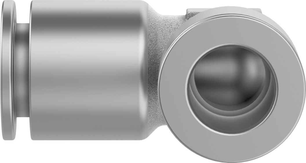 Push-in L-connector