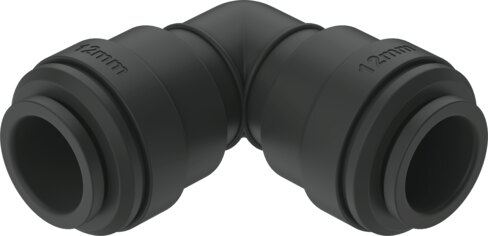 Push-in L-connector