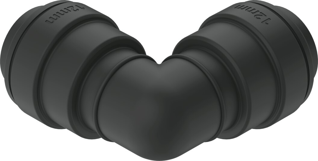 Push-in L-connector