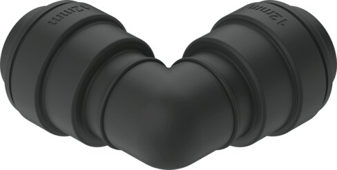 Push-in L-connector