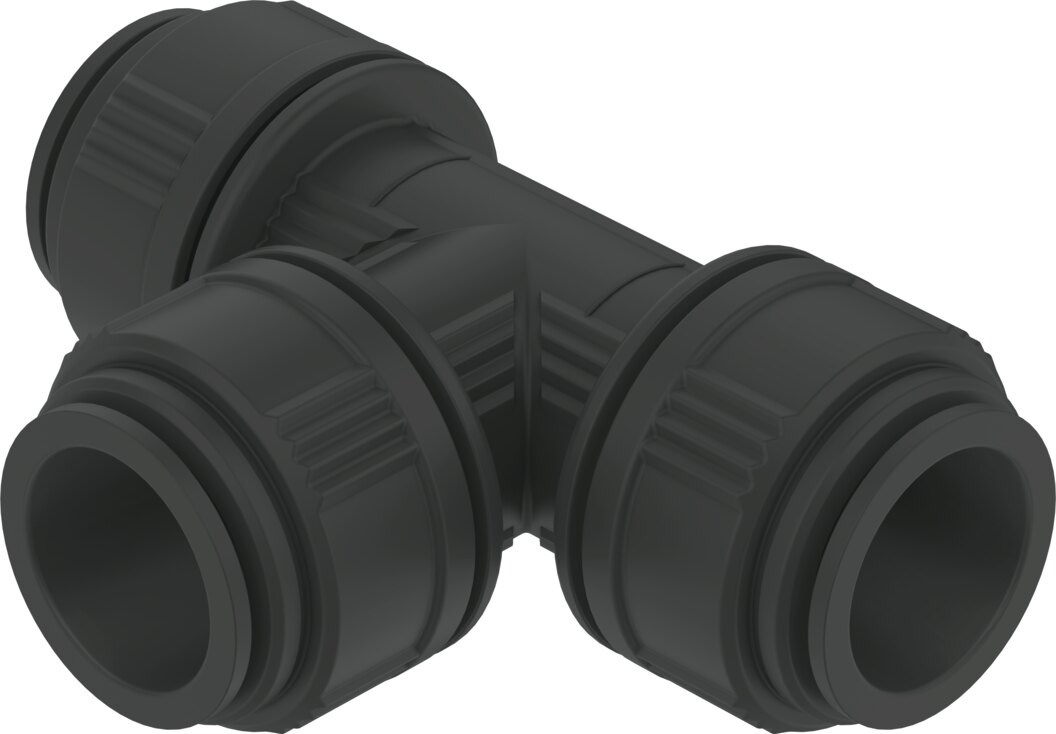 Push-in T-connector