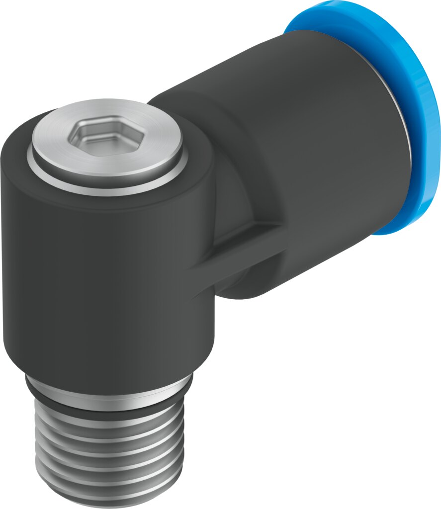 Push-in L-fitting