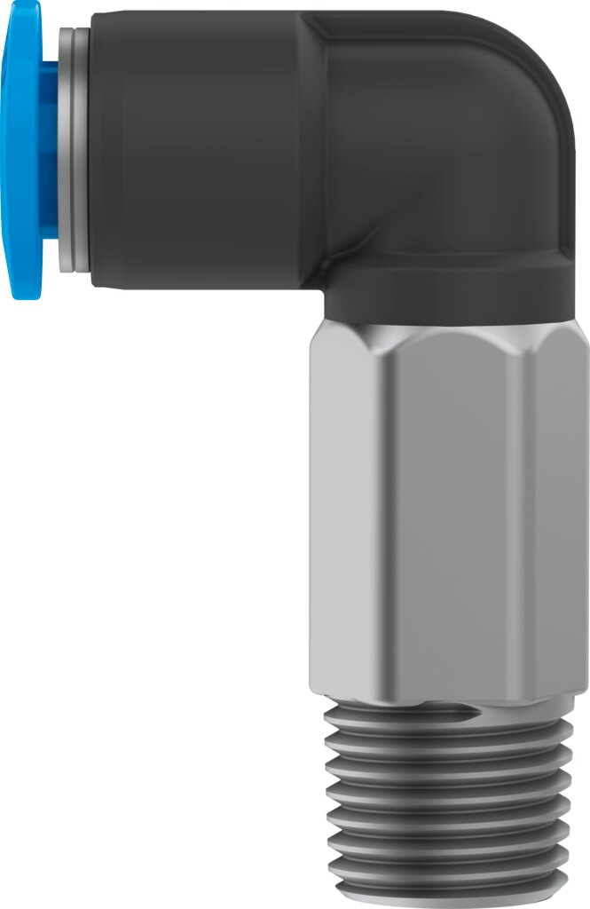 Push-in L-fitting, long