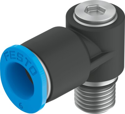 Push-in L-fitting