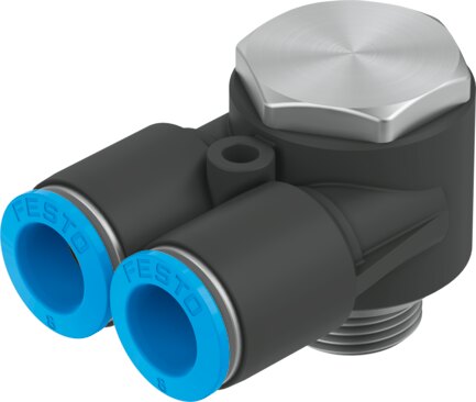 Push-in Y-fitting