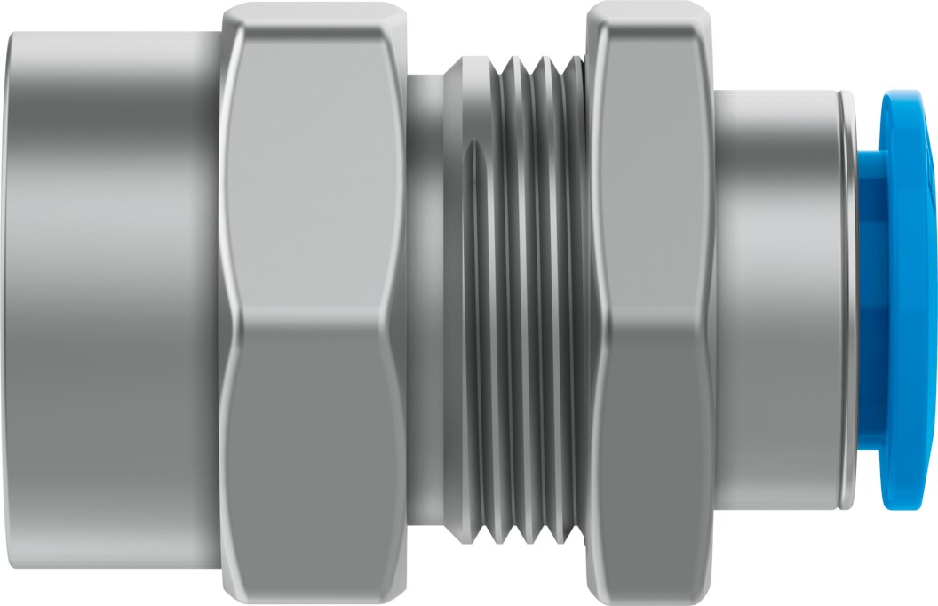 Bulkhead push-in fitting