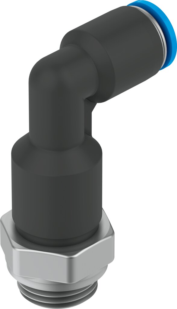 Push-in L-fitting, long