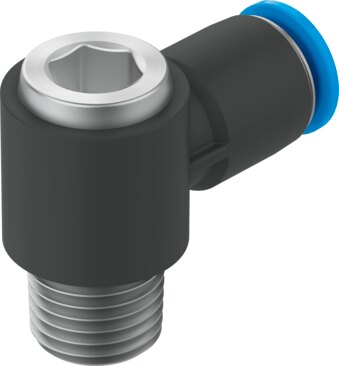 Push-in L-fitting