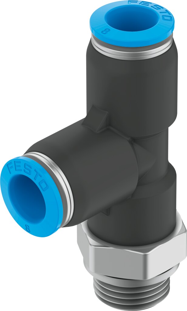 Push-in T-fitting