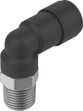 Push-in L-fitting