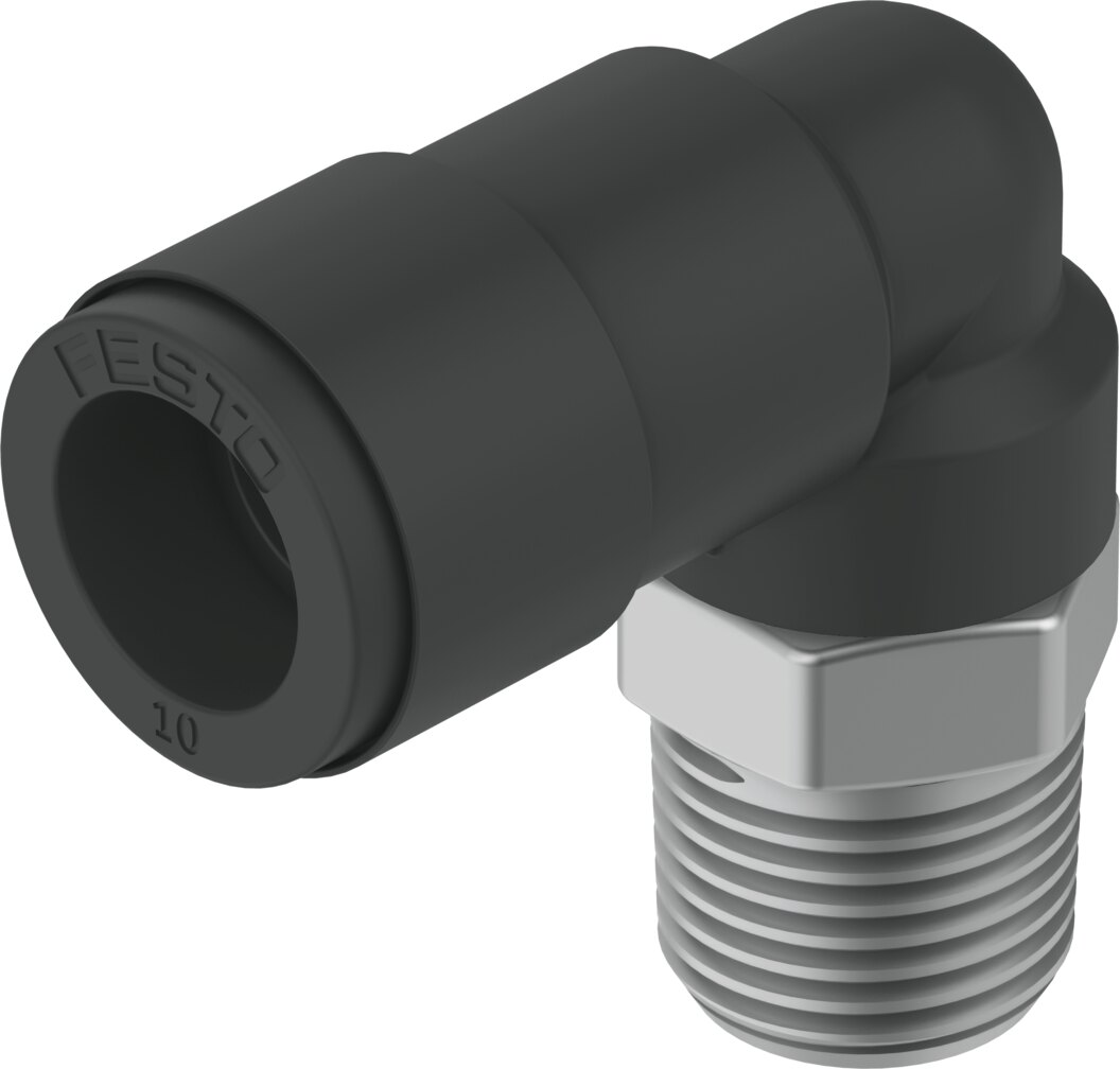 Push-in L-fitting