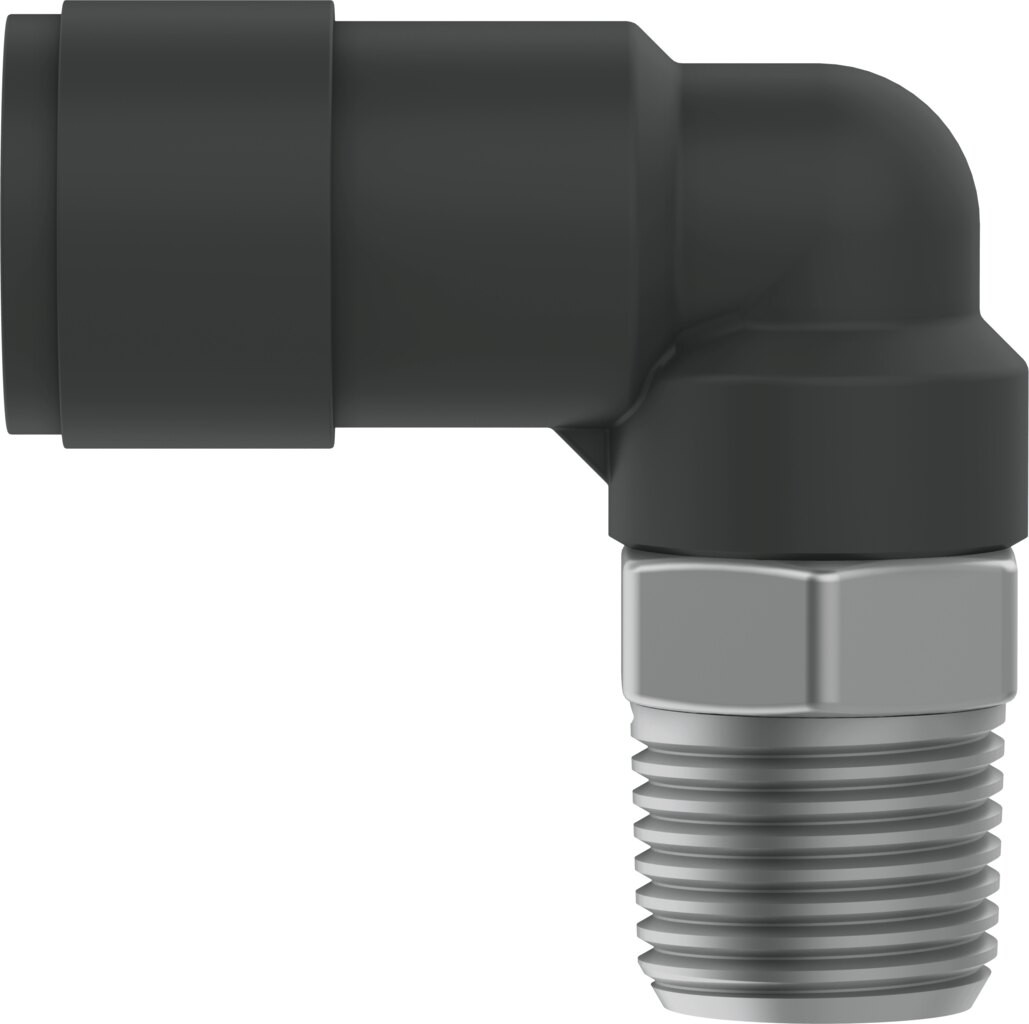 Push-in L-fitting