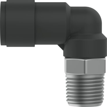 Push-in L-fitting