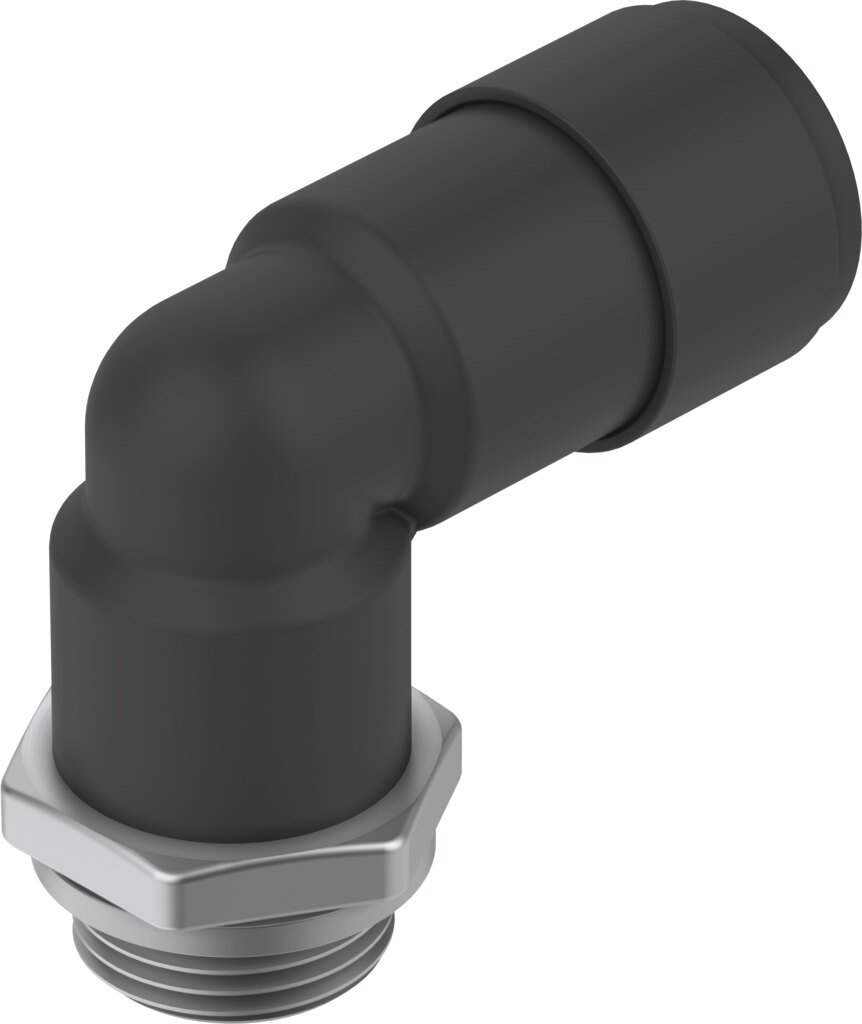 Push-in L-fitting