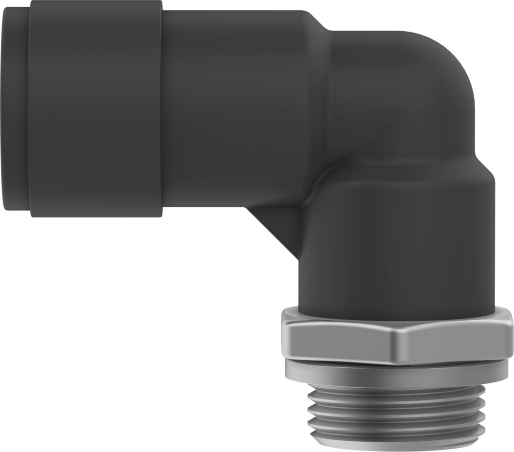 Push-in L-fitting