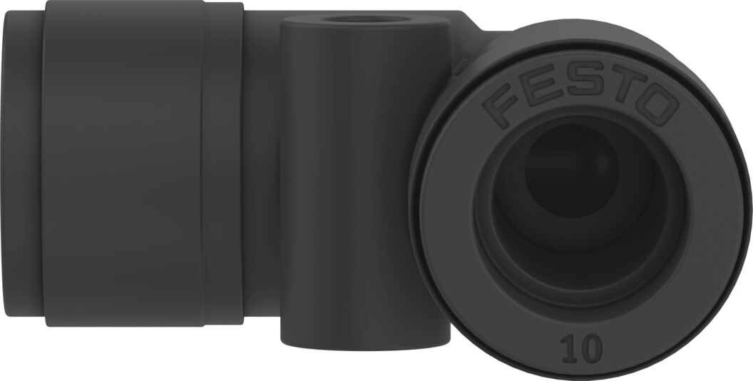 Push-in L-connector