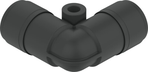 Push-in L-connector