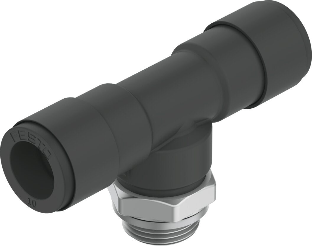 Push-in T-fitting