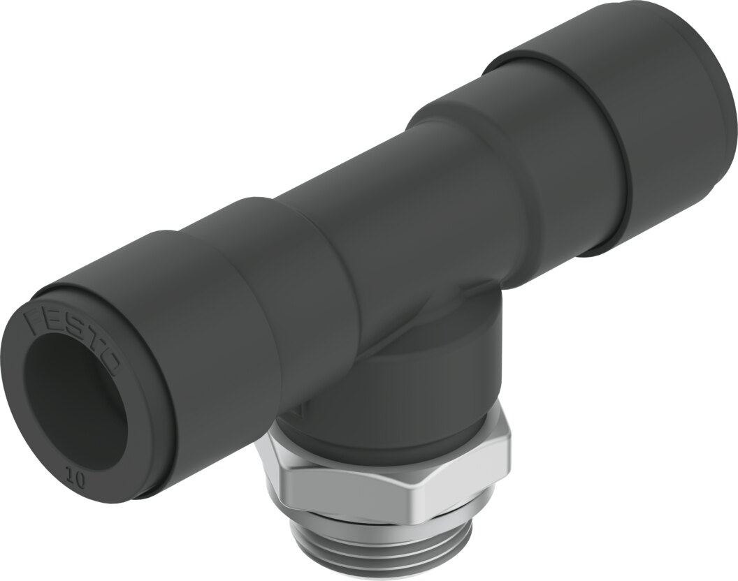 Push-in T-fitting