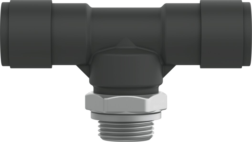 Push-in T-fitting