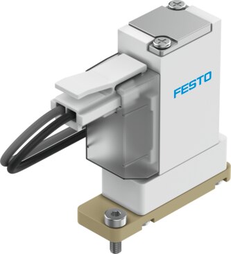 Media separated solenoid valve