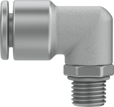 Push-in L-fitting