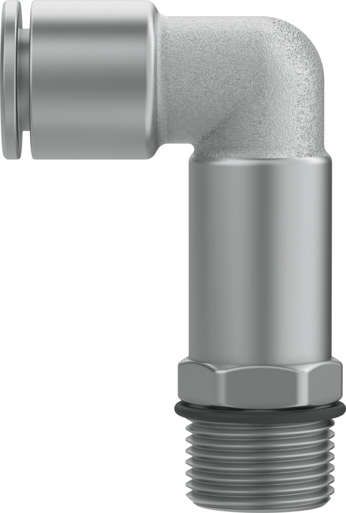 Push-in L-fitting, long