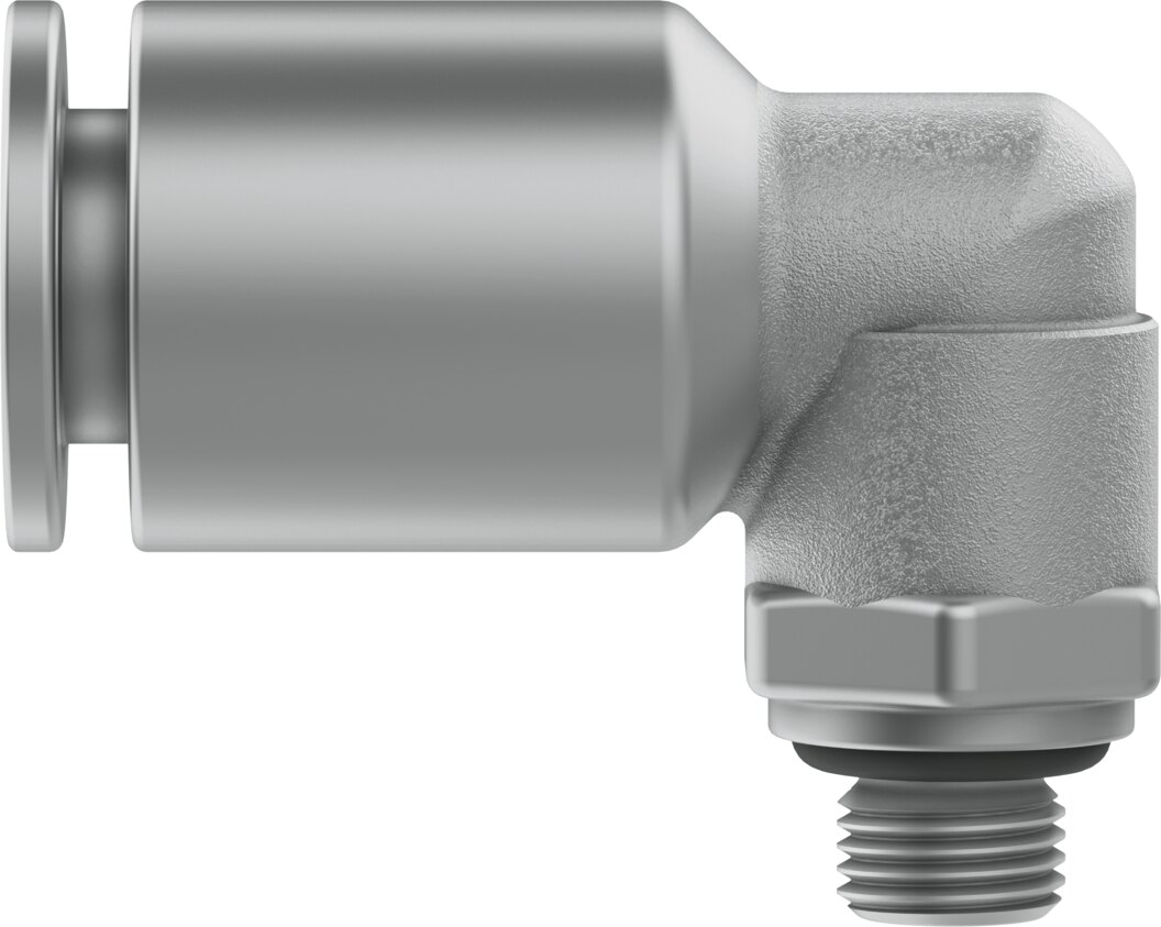 Push-in L-fitting