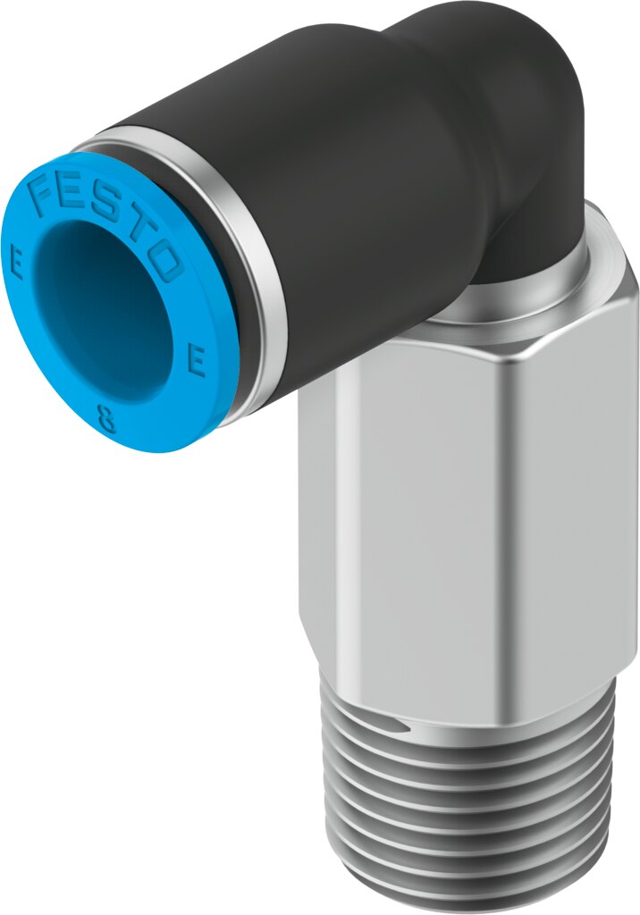 Push-in L-fitting, long