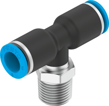 Push-in T-fitting