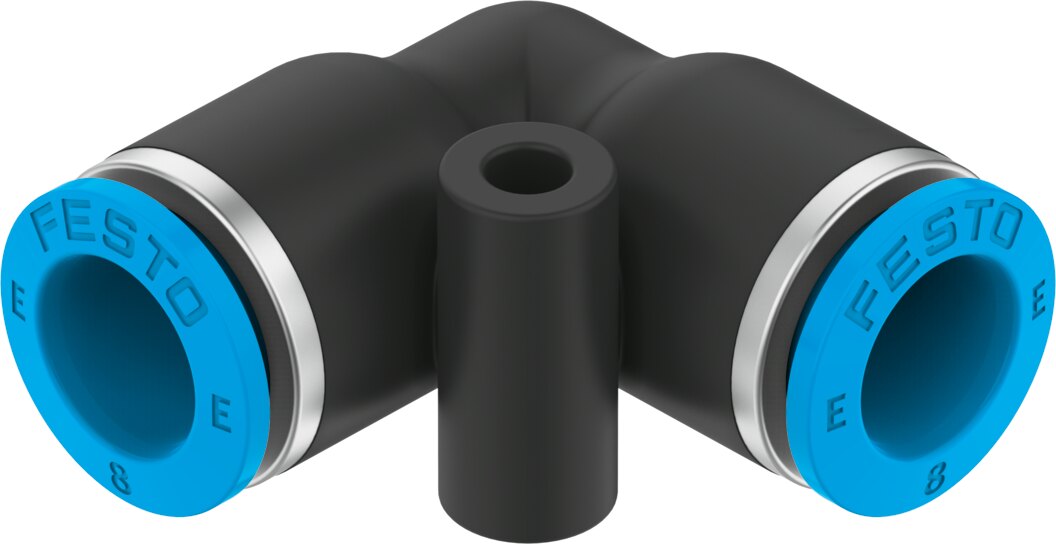 Push-in L-connector