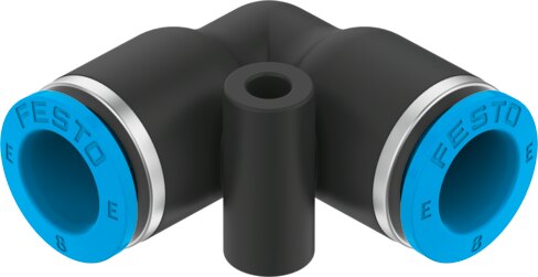 Push-in L-connector