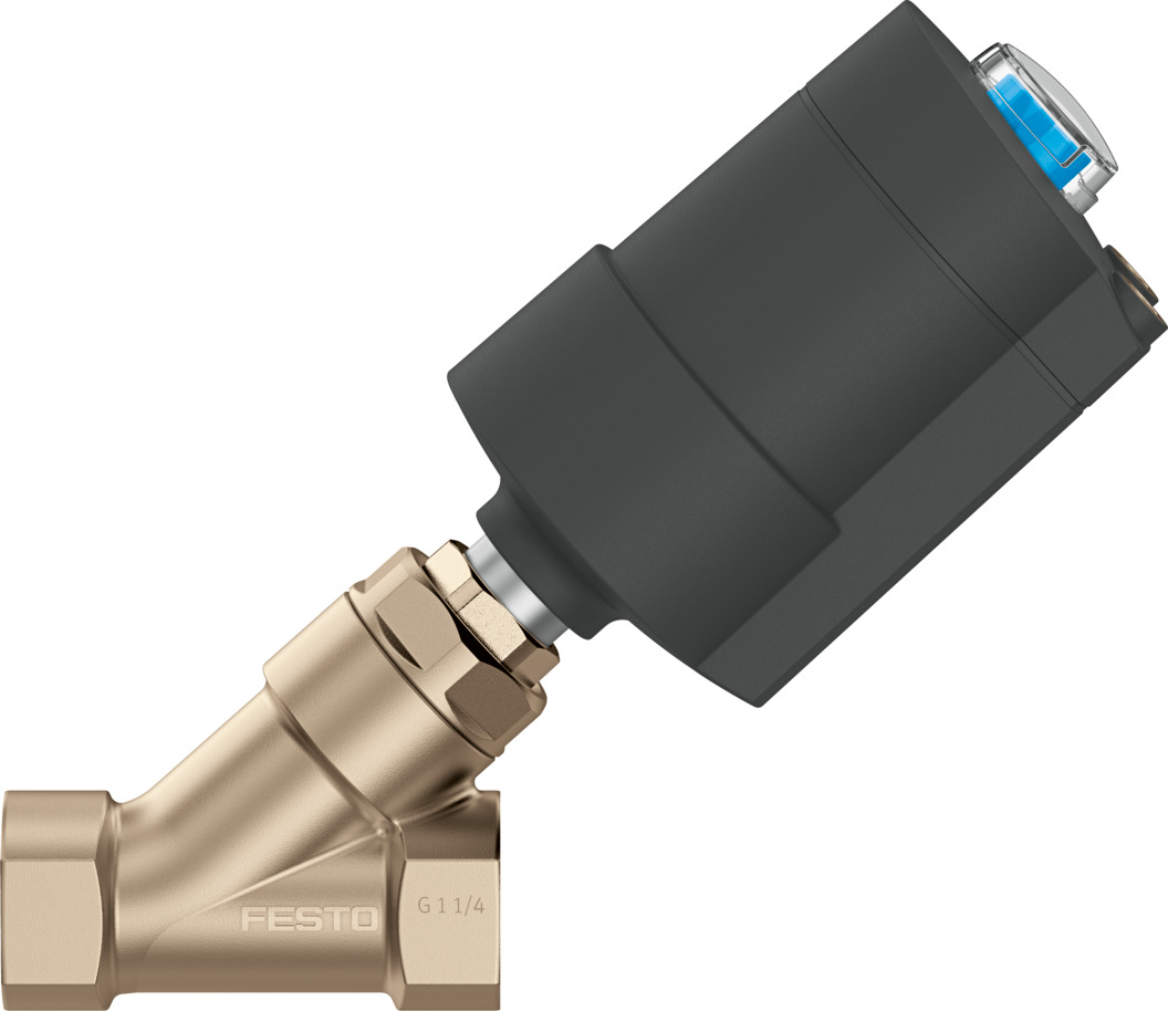 Angle seat valve
