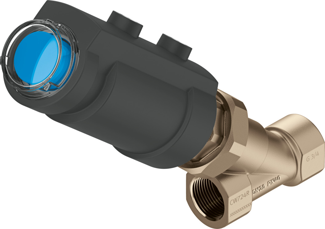 Angle seat valve