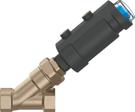 Angle seat valve