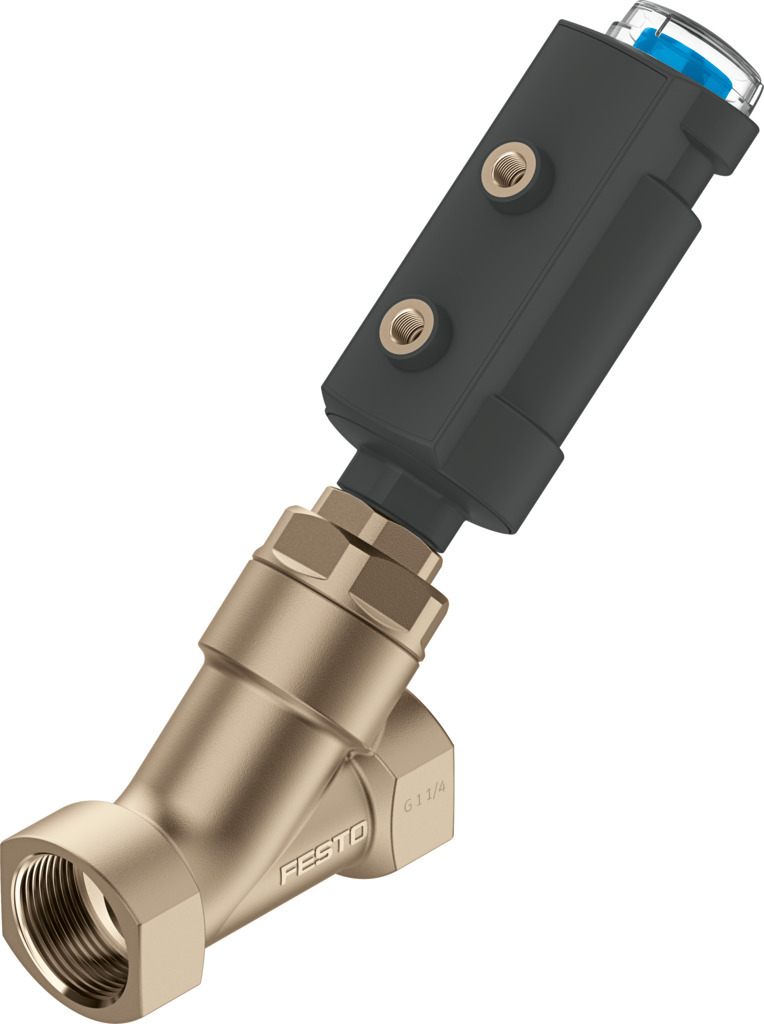 Angle seat valve