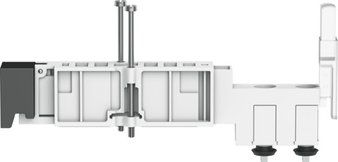 Vertical pressure supply plate