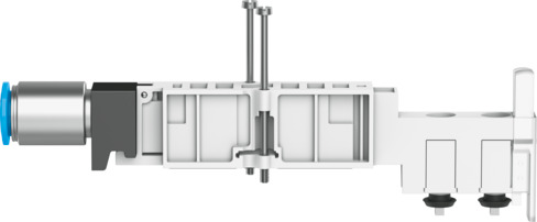 Vertical pressure supply plate